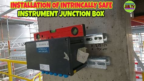 non intrinsically safe junction box|safety barrier connection.